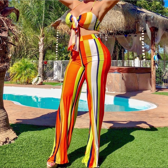 Pants - Striped Set